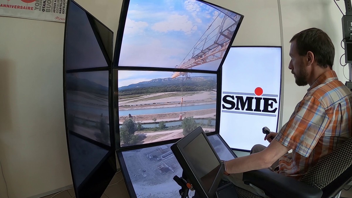 SMIE demonstrates remotely-operated Crane Automation