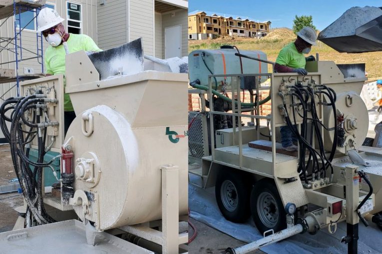 Blastcrete introduces RS180 Mixer-Pump for high-volume Gypsum applications