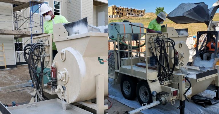 Blastcrete introduces RS180 Mixer-Pump for high-volume Gypsum applications