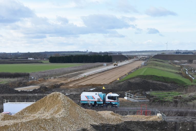 Go Plant Fleet Services supports key A14 road improvement project in the UK
