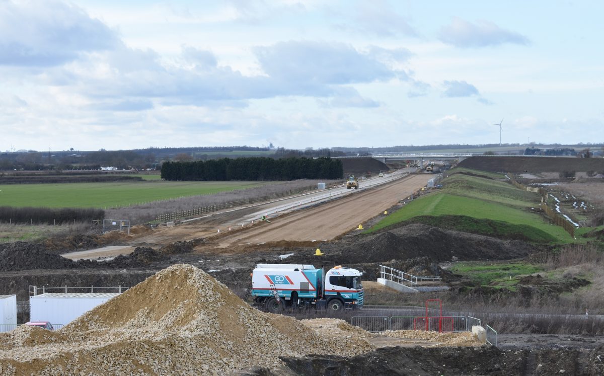 Go Plant Fleet Services supports key A14 road improvement project in the UK