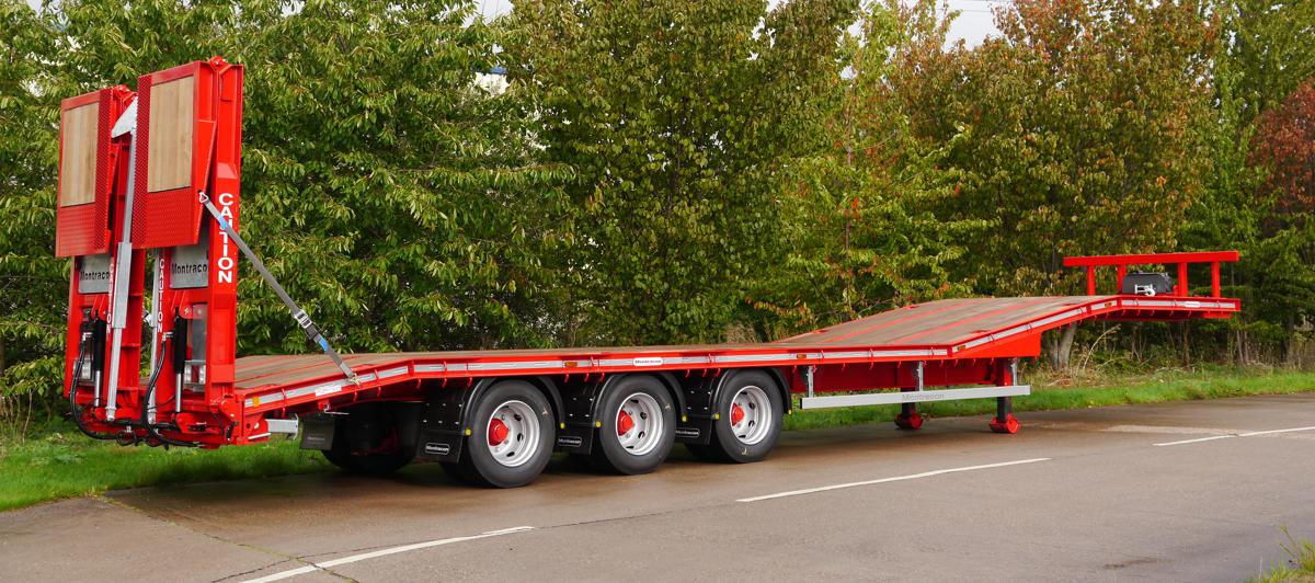 Montracon expands their machinery carrier trailer range