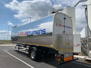 PolyBitumens invests in first UK road legal mobile storage bitumen tank