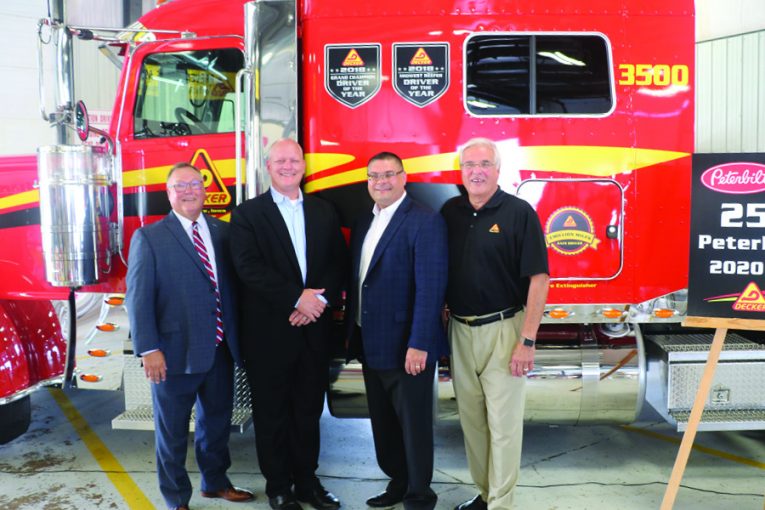 Decker Truck Line celebrates delivery of their  2,500th Peterbilt
