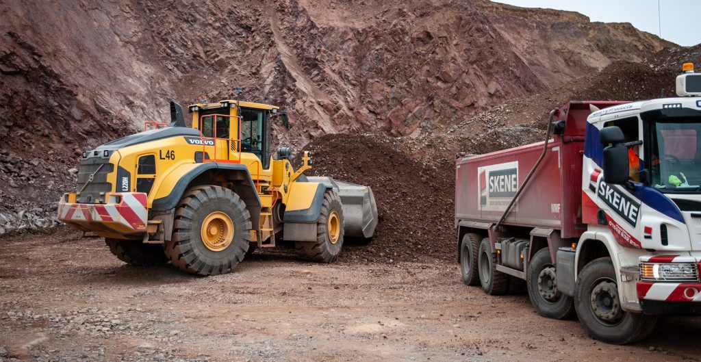 Skene adds more Volvo Loaders for its Soutra and Lomond quarries in Scotland