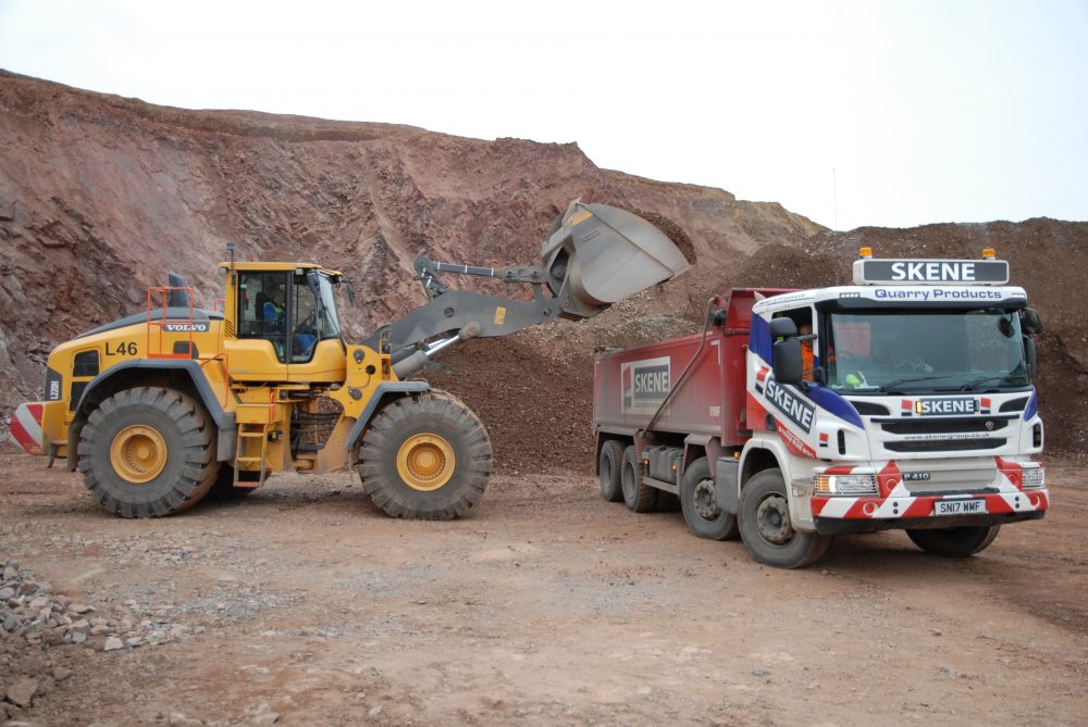 Skene adds more Volvo Loaders for its Soutra and Lomond quarries in Scotland