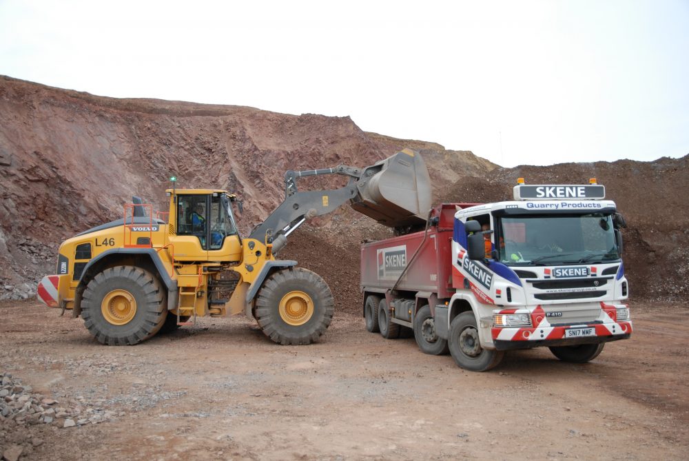 Skene adds more Volvo Loaders for its Soutra and Lomond quarries in Scotland