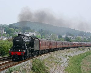Steam train celebrates reopening of Conwy Valley line - Photo by Phil Metcalfe