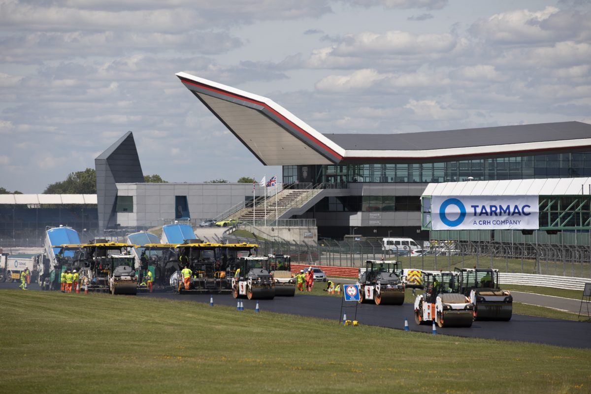 Tarmac takes the chequered flag for Silverstone resurfacing