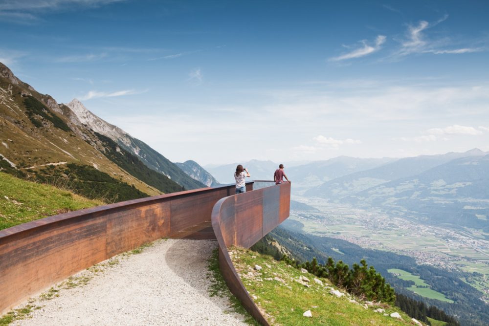 Snøhetta designs Path of Perspectives Panorama Trail on Innsbruck's Nordkette Range