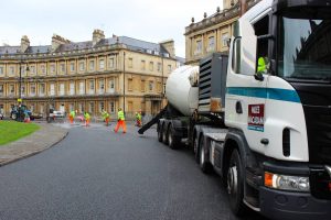 Miles Macadam complete resurfacing project at the historic Circus in Bath