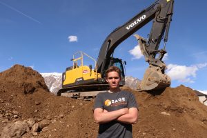 At just 14 years old Lance Matheson is an excavator operator and demolition company owner