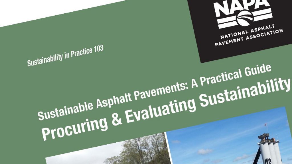 Sustainable Asphalt ‘Practical Guide’ Series Looks at Procurement