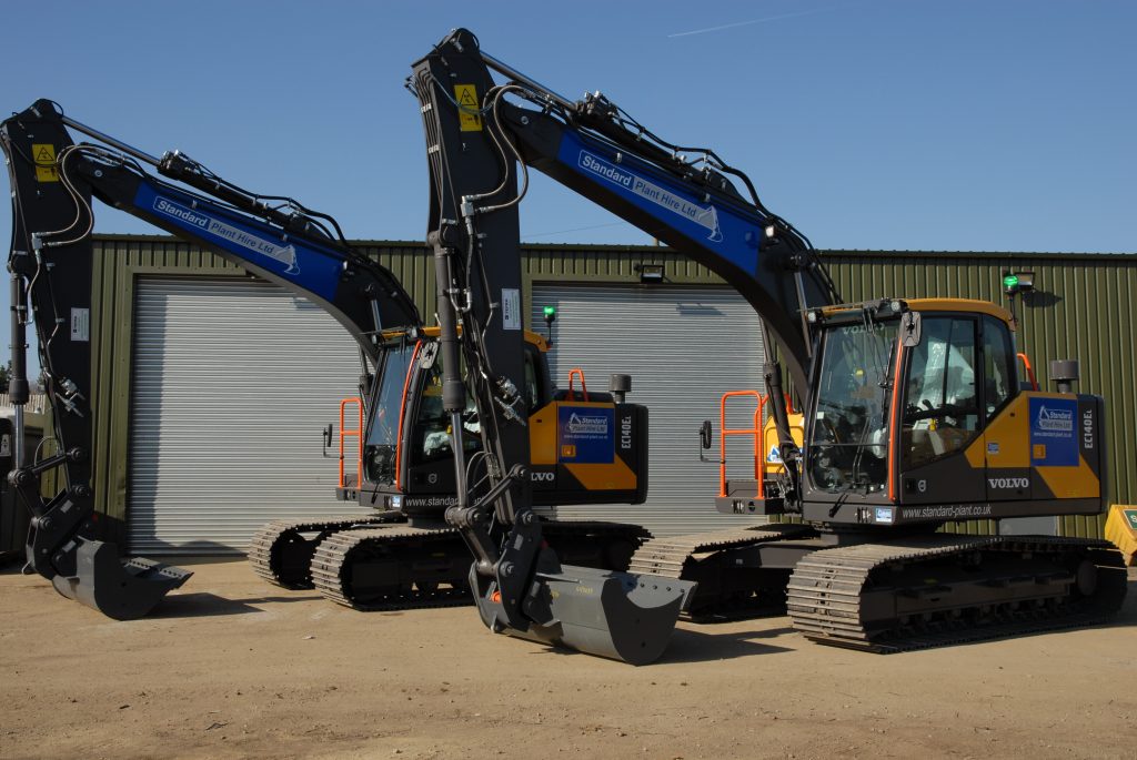Standard Plant Hire builds their fleet with 10 new Volvo excavators