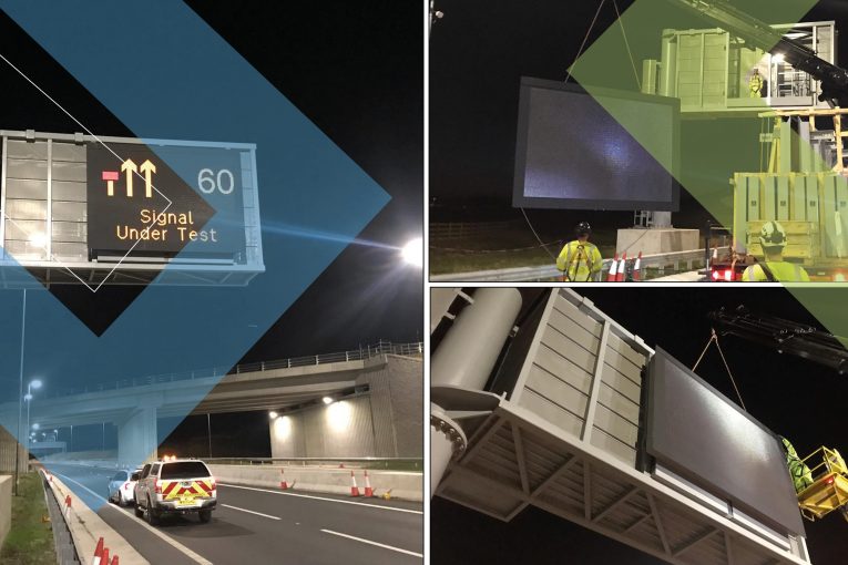 Next generation of digital road message signs a UK first for Costain and SWARCO