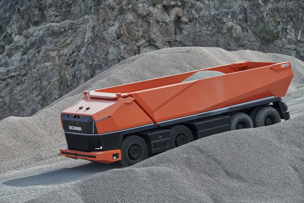 Scania develop the AXL fully autonomous concept truck