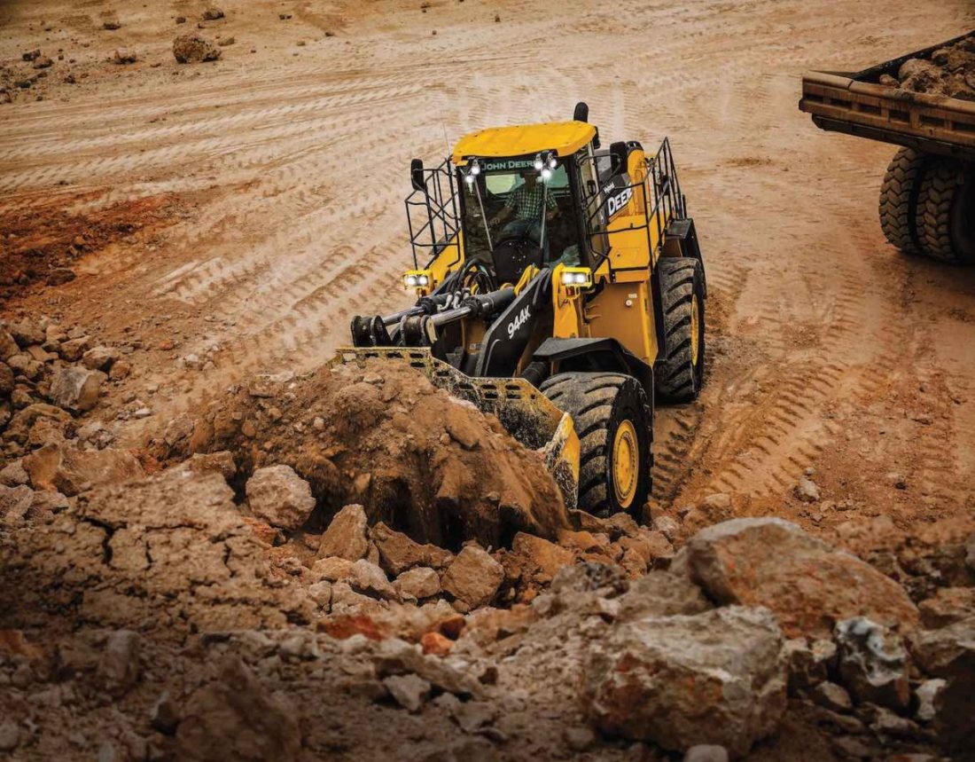 John Deere is extending the 20,000 hour 944K Hybrid Wheel Loader warranty