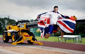 British Triple Jump champion Ben Williams, 27, of Newcastle-under-Lyme, Staffordshire, heads to the World Athletics Championships in Doha later this month with a sponsorship deal from Staffordshire digger maker JCB. Ben was taught to triple jump as an eight-year-old schoolboy by is grandad Ron Harper outside his Stoke-on-Trent home. Ben became British Champion last month with a leap of 17.27 metres.