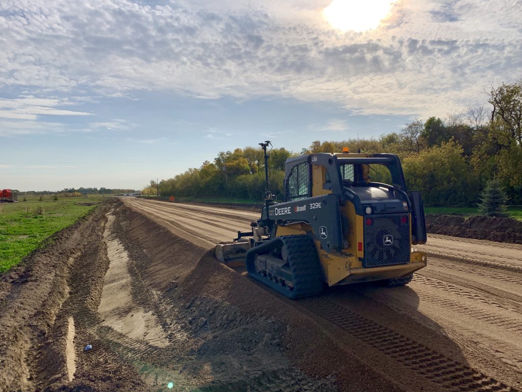 Topcon machine control enables Contractor to meet challenges in Saskatoon