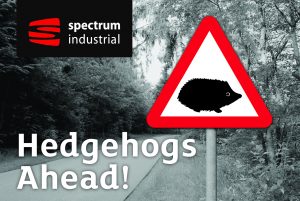 Hedgehogs Ahead Signage launched by Spectrum Industrial