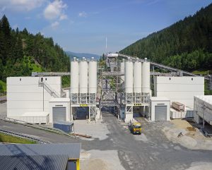 Brenner Base Tunnel concrete produced by two Liebherr Betonmix 3.0 mixing plants