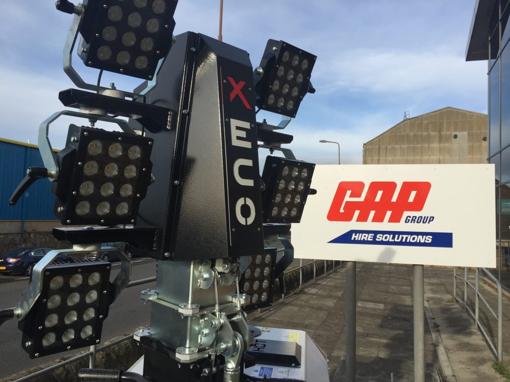 GAP Hire Solutions extended hire fleet with 200 Trime X-ECO LED Lighting Towers