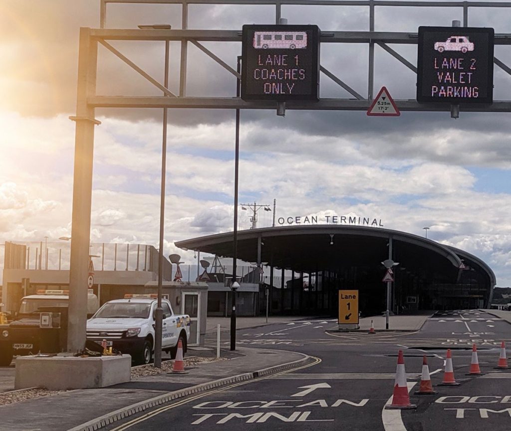 SWARCO Traffic helps ease traffic flow at the Southampton Ocean Cruise Terminal