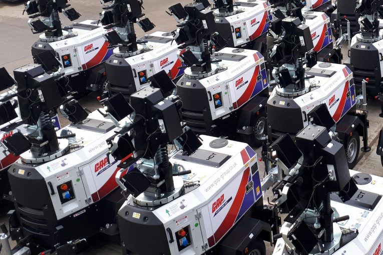 GAP Hire Solutions extended hire fleet with 200 Trime X-ECO LED Lighting Towers