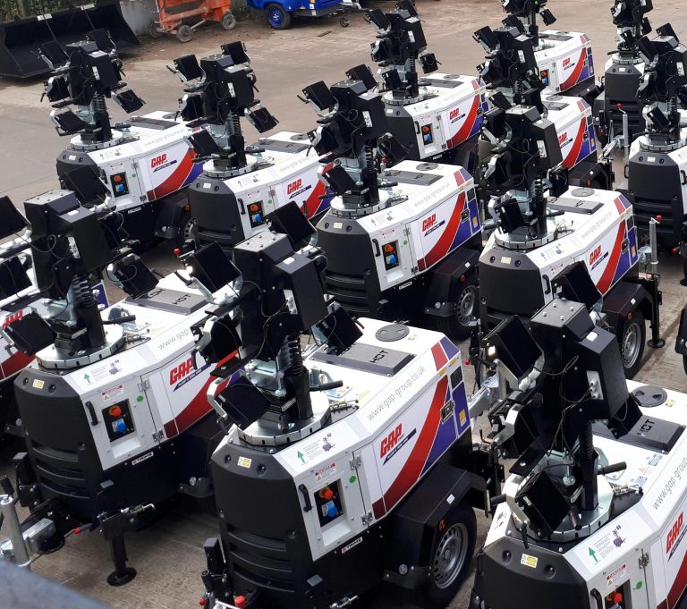GAP Hire Solutions extended hire fleet with 200 Trime X-ECO LED Lighting Towers