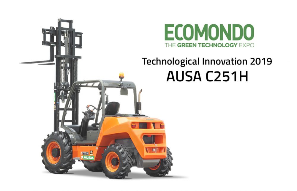 AUSA C251H forklift receives Technological Innovation recognition at Ecomondo Italy