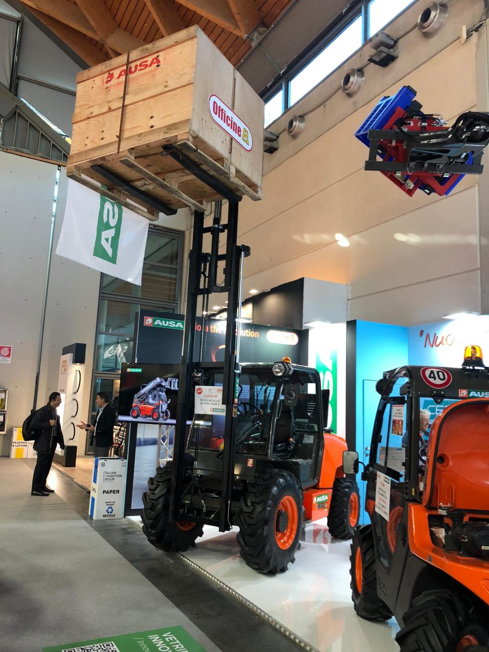 AUSA C251H forklift receives Technological Innovation recognition at Ecomondo Italy