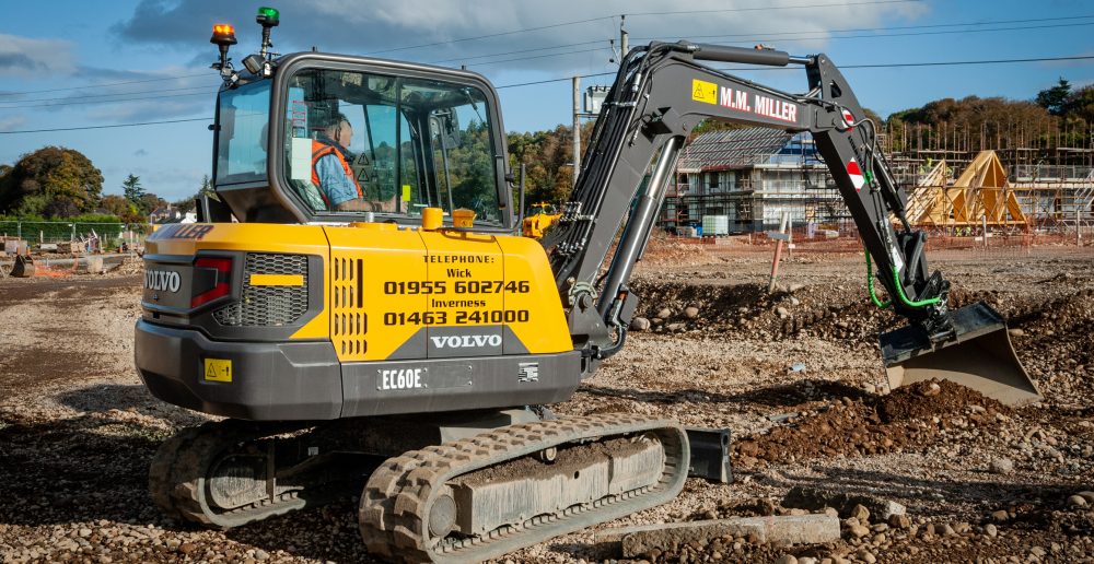 Two all-new Volvo EC60E Excavators head to Wick