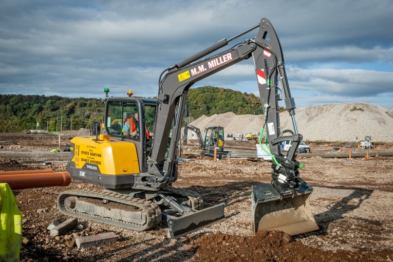 Two all-new Volvo EC60E Excavators head to Wick
