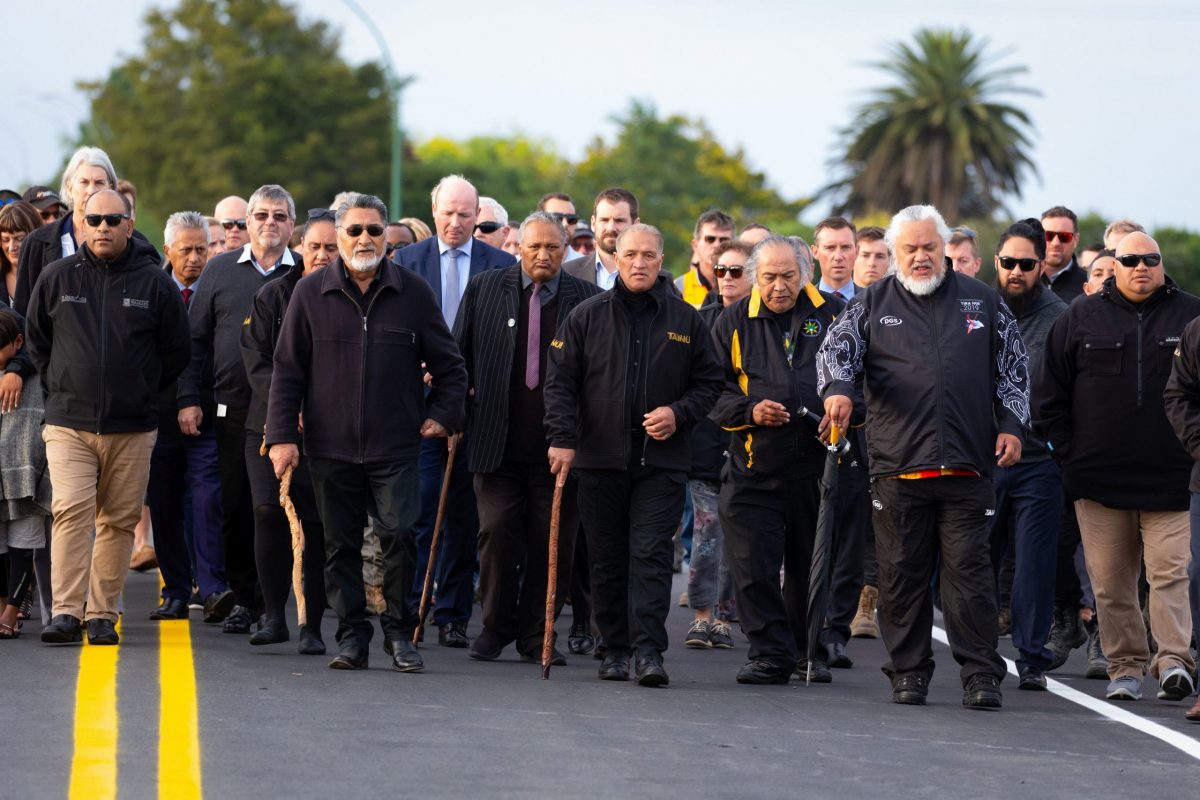 Iwi lead blessing procession