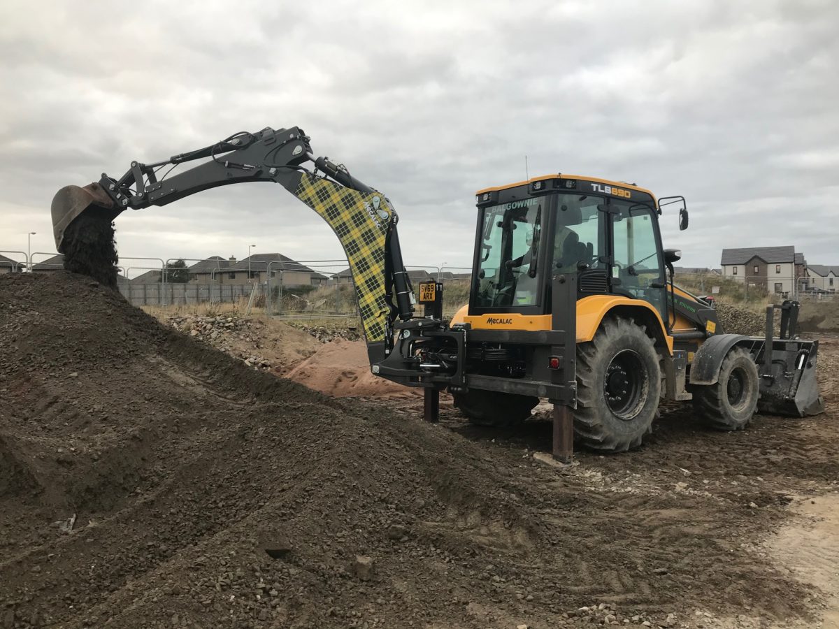 S and S Plant takes delivery of first Mecalac TLB890 backhoe loader with Active Drive