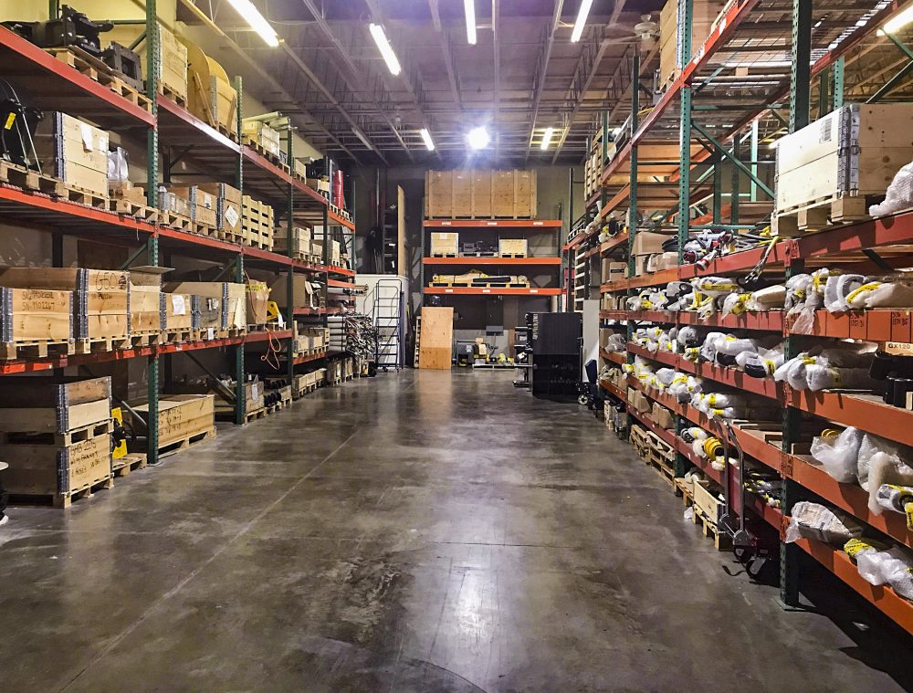 Brokk upgrades their parts warehouse facilities for better service and turnaround