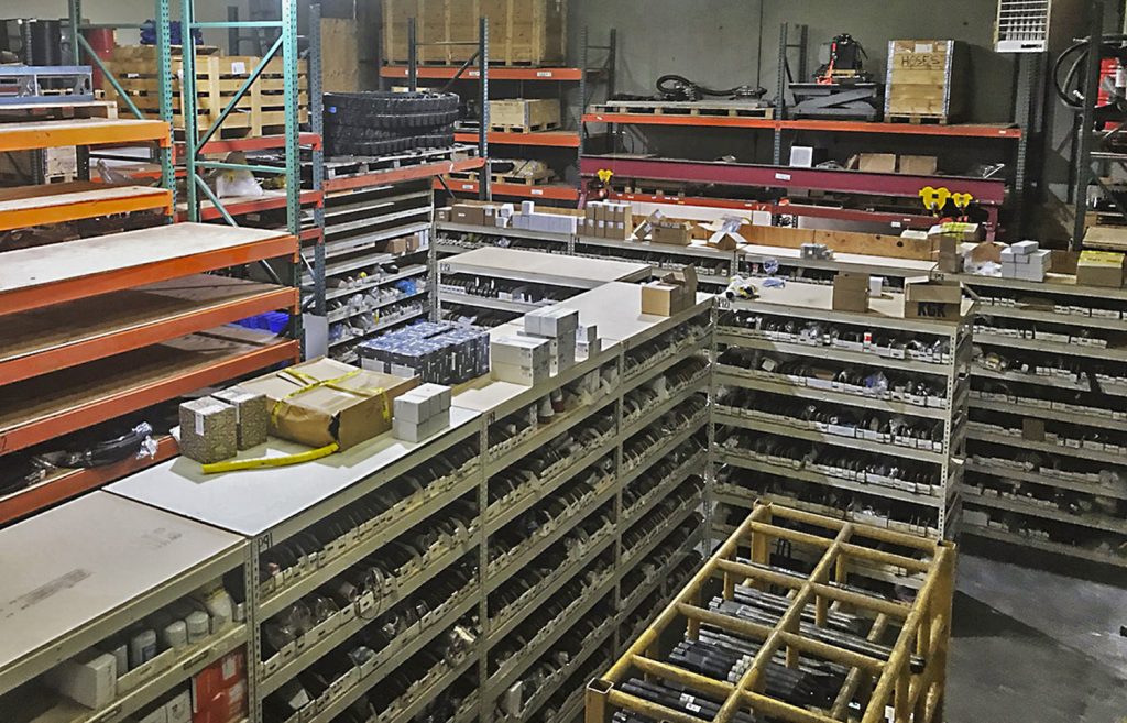 Brokk upgrades their parts warehouse facilities for better service and turnaround