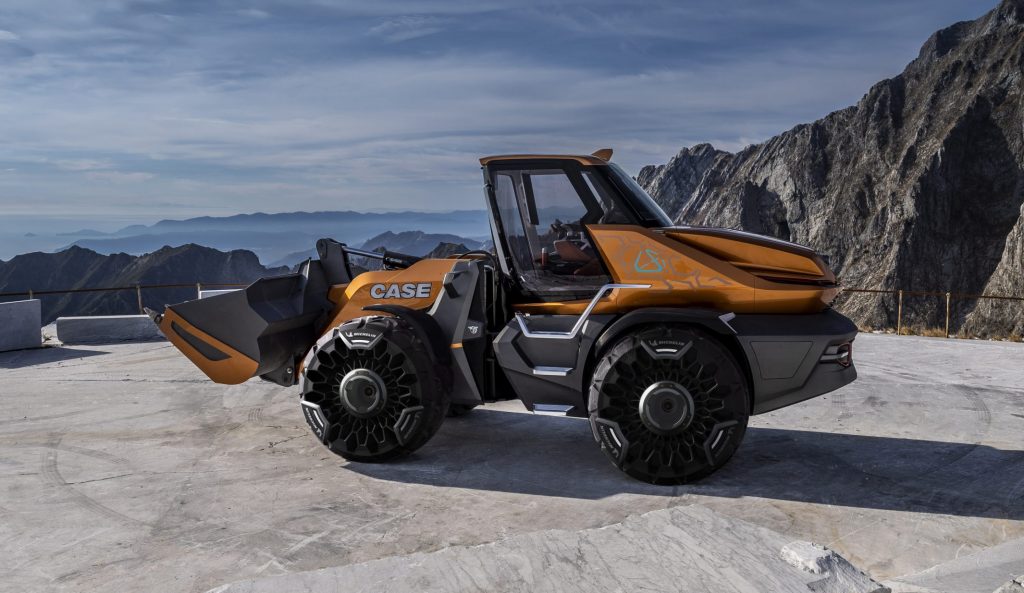 CaseCE wins Good Design Award for ProjectTETRA methane-powered wheel loader concept