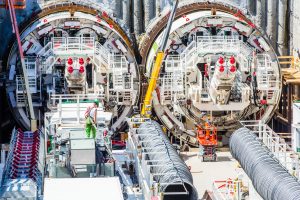 "Sibylle” finished her work in the northern tube. The final breakthrough of "WANDA" took place in the southern tube in early October 2019.