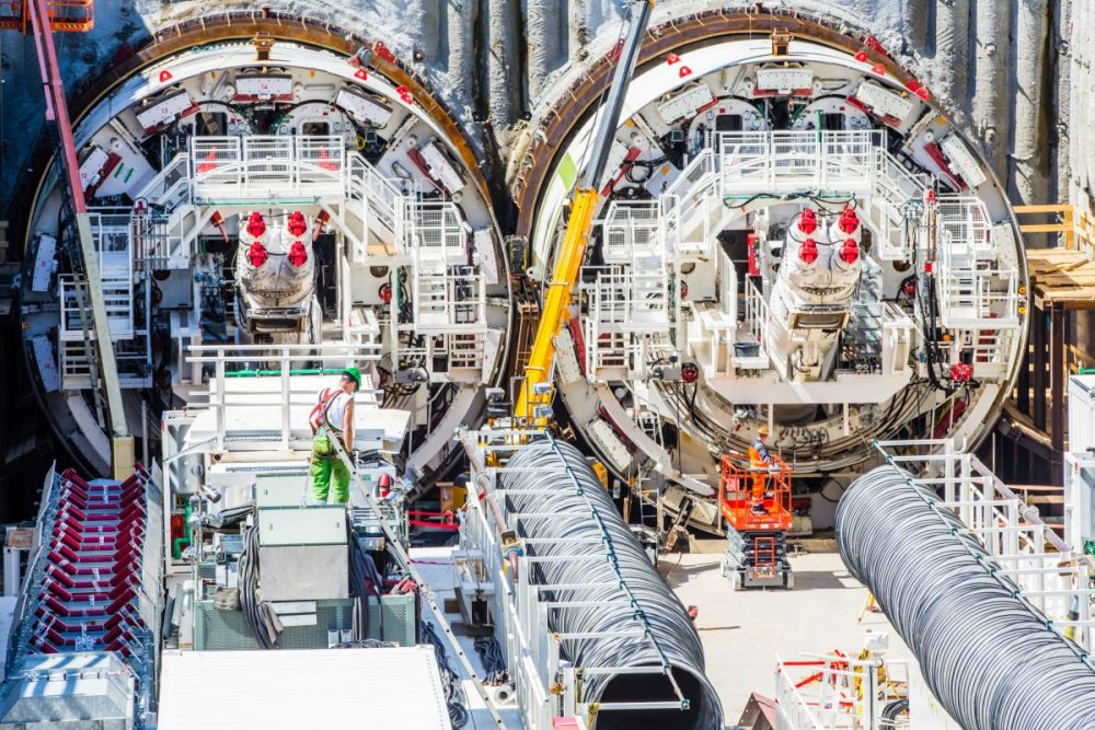 "Sibylle” finished her work in the northern tube. The final breakthrough of "WANDA" took place in the southern tube in early October 2019.