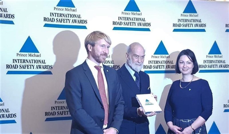 TRL and EU recognised by Prince Michael International Road Safety Awards