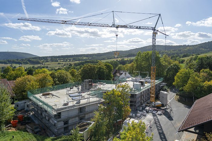 New: the Liebherr fast-erecting crane 125 K – currently the largest in its class on the market.