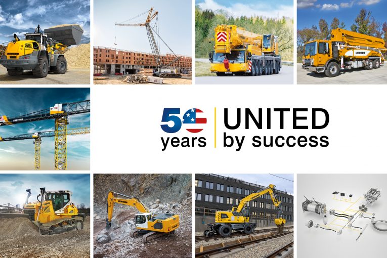 Liebherr celebrates 50th anniversary and showcases machinery at Conexpo Con/Agg 2020