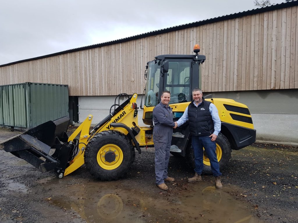 First Yanmar V80 wheel loader in the UK heads for Yorkshire's Master Spreading