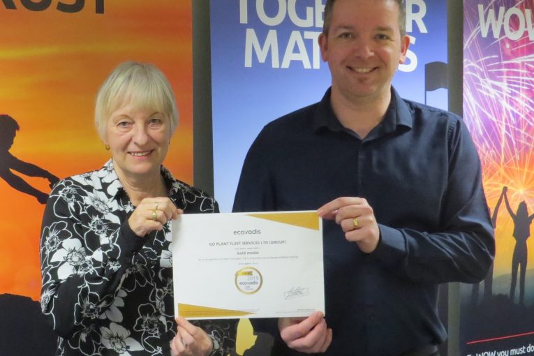 Gold sustainability rating ranks Go Plant Fleet Services amongst the world's best