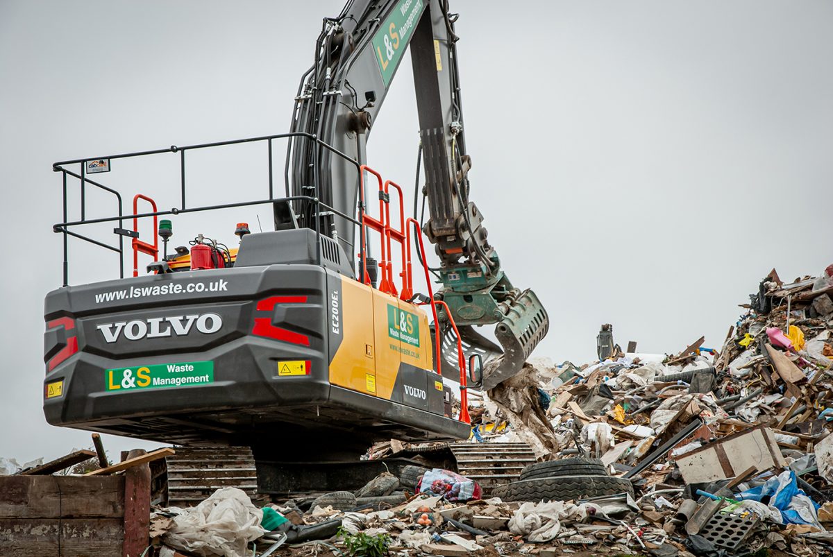 Portsmouth recycling centre brings in the Volvo specialists
