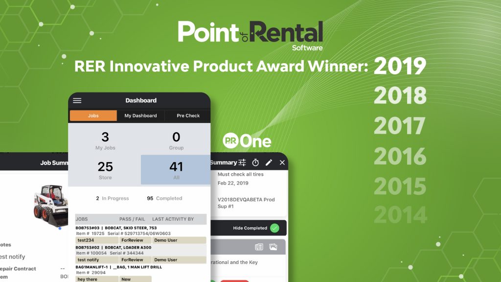 Point of Rental earns 6th Rental Equipment Register Innovation Award