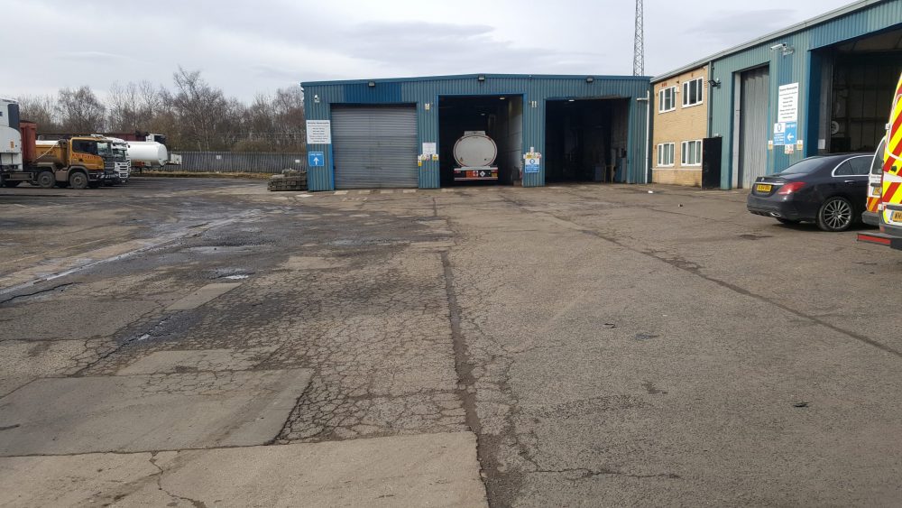 Scania depot in Newcastle expertly resurfaced by Miles Macadam