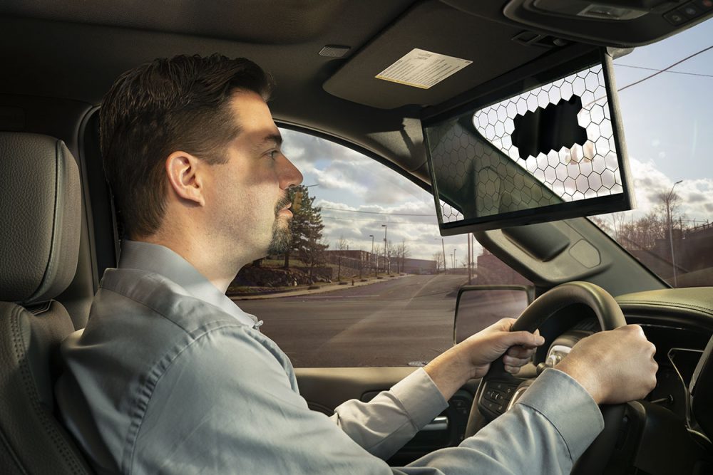 Bosch engineers invent Virtual Visor to improve driver safety and comfort