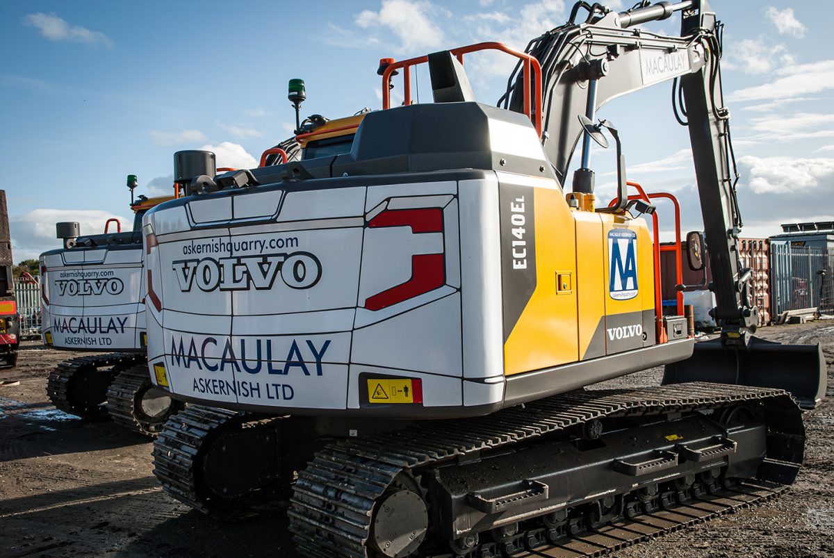 VolvoCE Excavators venture out to the Outer Hebrides